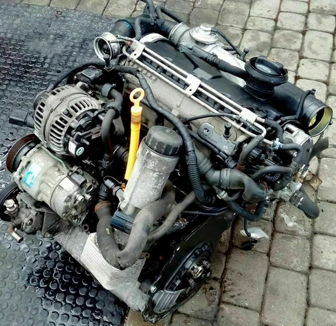 Preview of VOLKSWAGEN 1.9 TDI ARL BORA GOLF SEAT TOLEDO LEON - 75 Tkm - MOTOR UNKOMPLETT